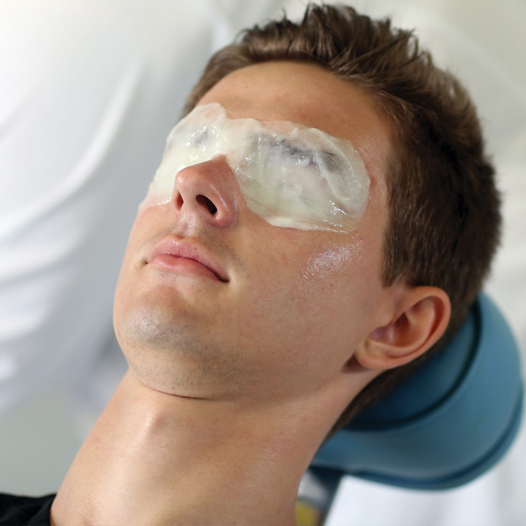male facial treatment