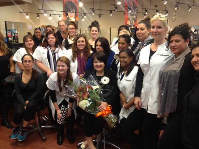 Lydia Sarfati Inspires Students at Capri Cosmetology in Nanuet, NY!