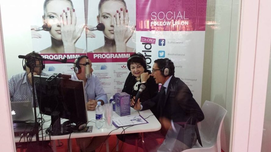 Ciao! Lydia Sarfati Represents Repêchage in Milan, Italy for the Esthetiworld Trade Show
