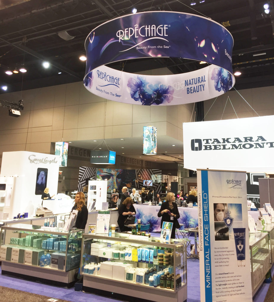The Repêchage booth at America’s Beauty Show 2016