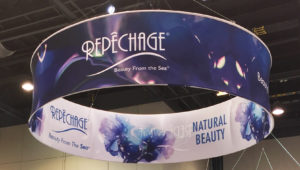 The new Repêchage banner at America’s Beauty Show 2016