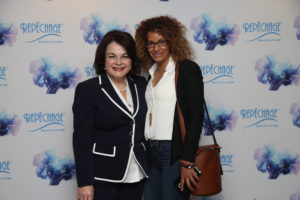 Odalisa Dominguez, Founder and Owner of Spa O on the Go winner of the Rising Star Award with Lydia Sarfati