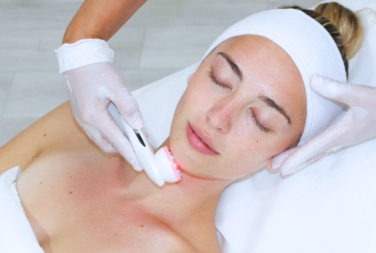 Skincare Benefits of LED with EMS versus using Microcurrent
